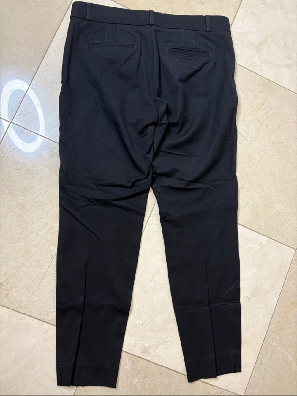 ⭐️ Banana Republic Black Sloan Pants - Slim Straight- size 10 - Picture 7 of 8